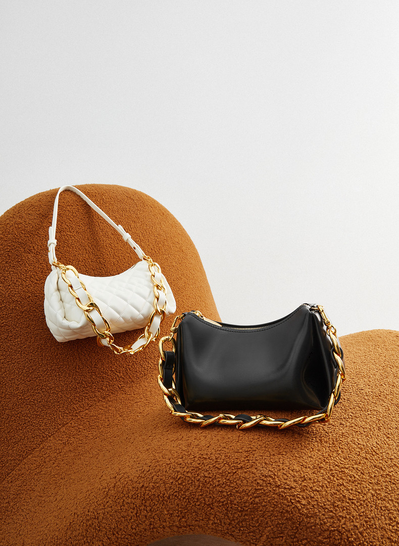 Чарльз и Кит осень сумки CK2-40271110 мягкий цепь плечо подмышка пакет                       