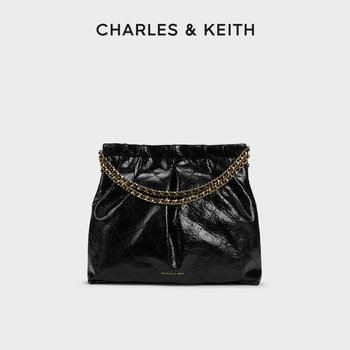 Charles & Keith Autumn Women's Bag Ck2-40671449 Large Capacity Shoulder Tote Bag Hobo Bag Wedding Bag for Women