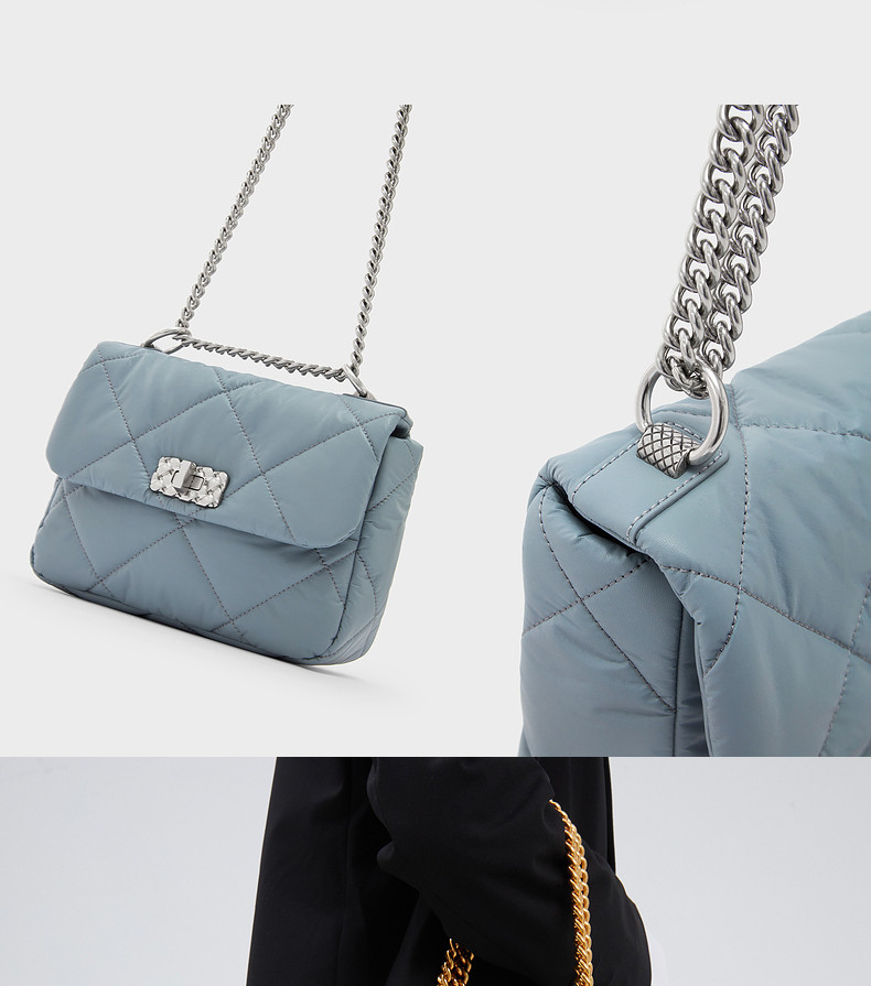 Charles&keith, цепь, сумка подмышку, подарок на день рождения, на цепочке                       