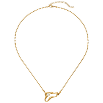 CHARLESKEITH Summer Accessories CK5-21470084 Womens Pearl Chain Necklace