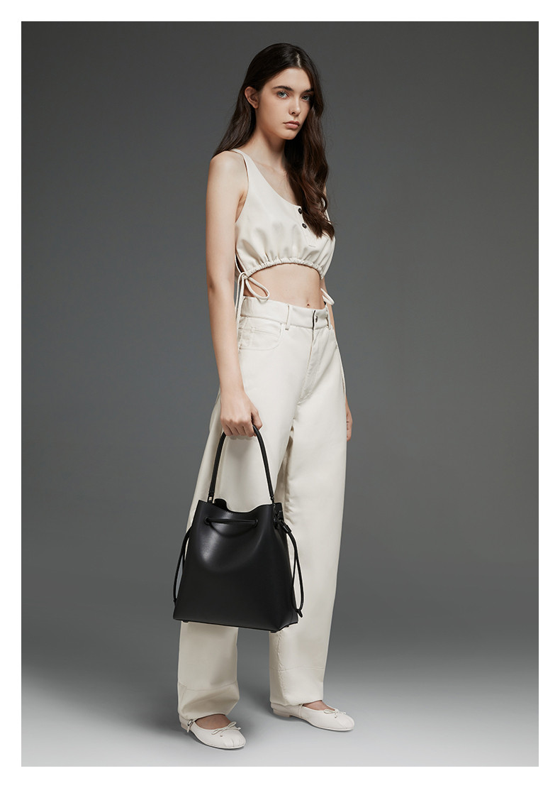 Сумка charles&keith夏季女包ck2-40780136-6柔软大容量单肩托特包女 &