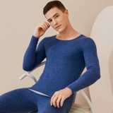 Мужское удерживающее тепло флисовое нижнее белье, тонкое хлопковое термобелье, зимние штаны, увеличенная толщина