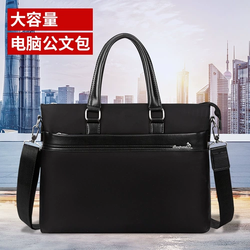 Нейлоновый вместительный и большой бизнес-ноутбук, барсетка, сумка на одно плечо, ноутбук, бизнес-версия