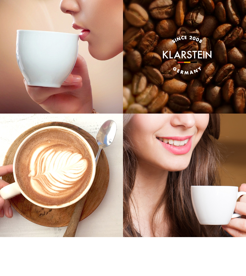 Máy pha cà phê klarstein Đức thương mại bán tự động nhỏ tập trung máy nấu ăn cà phê nhà - Máy pha cà phê phụ kiện máy pha cà phê