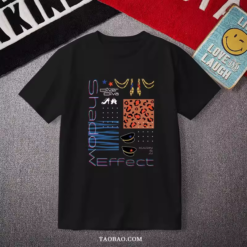 Lovelive! Nijigasaki Diverdiva Aki Miyashita Short-Sleeved T-Shirt Merchandise