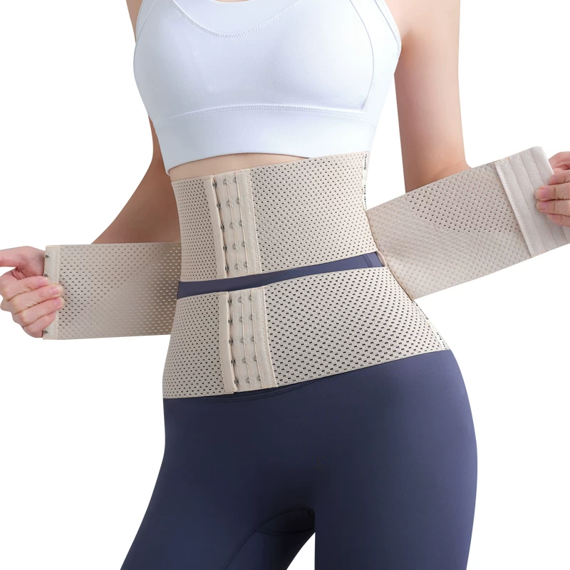 Powerful brace, postpartum bandage, summer thin waist belt