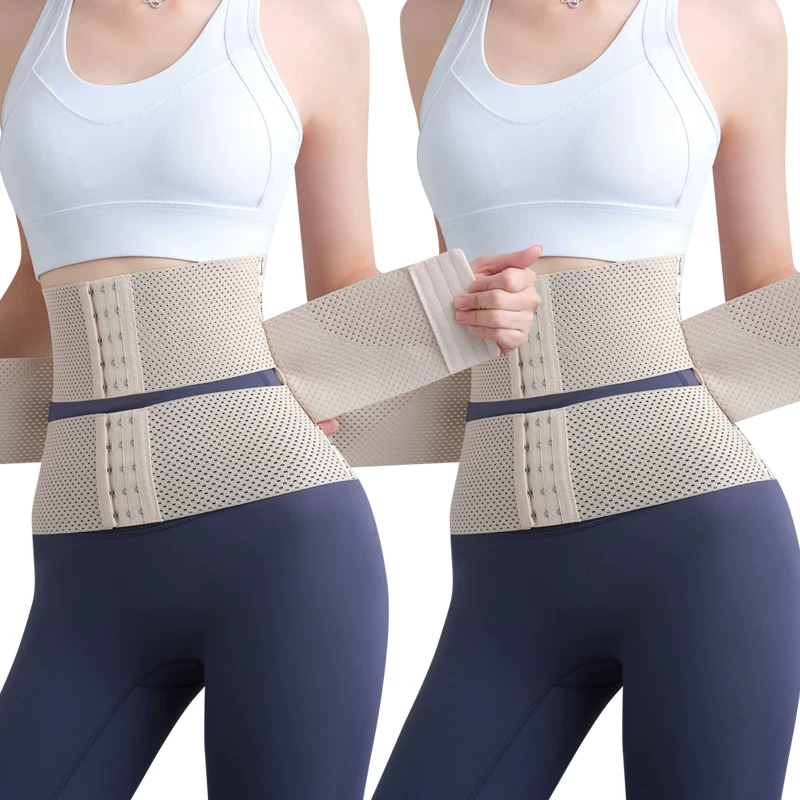 Powerful brace, postpartum bandage, summer thin waist belt