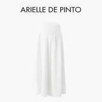 French ARIELLE DE PINTO maternity wear 2024 spring casual and simple belly-supporting slimming skirt