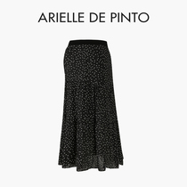 French ARIELLE DE PINTO maternity wear summer fashion lady tall and slim polka dot cake skirt