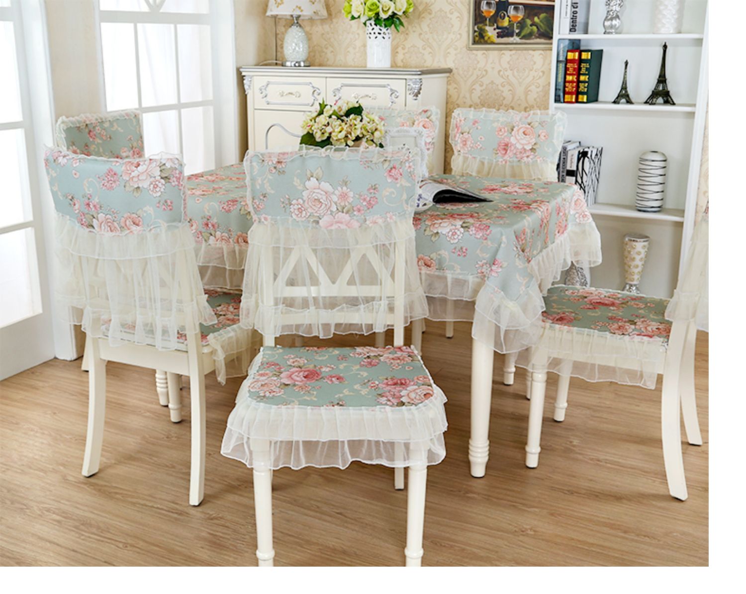 Bảng vải ghế bọc đệm đặt bàn cà phê khăn trải bàn vải hình chữ nhật ghế bìa châu Âu hiện đại tối giản nhà - Khăn trải bàn khăn trải bàn trắng