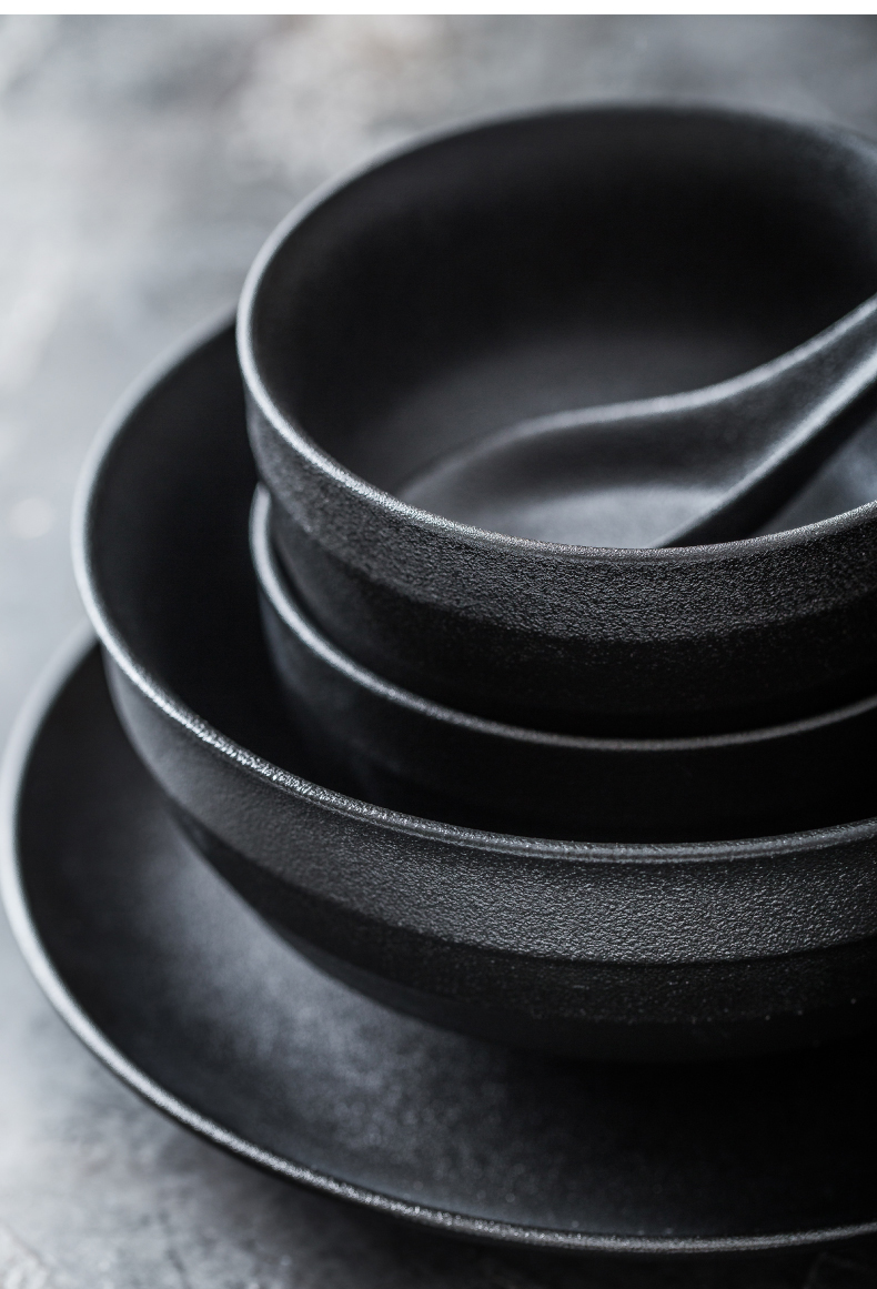 Tableware suit northern dishes job home web celebrity move combination of creative ceramic bowl of Japanese dishes suit