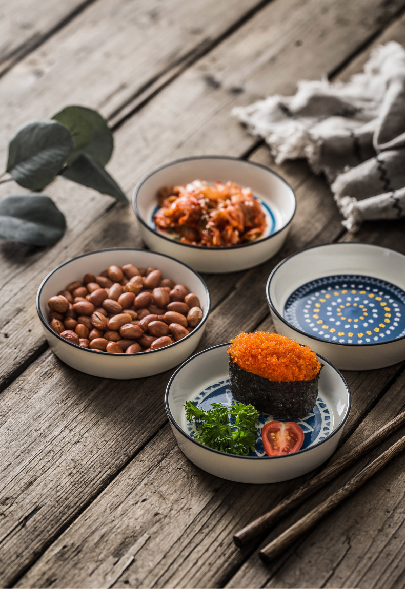 European national wind vinegar sauce dish hotel dish of soy sauce flavor dish dish dish dish ceramic snack dish home ideas