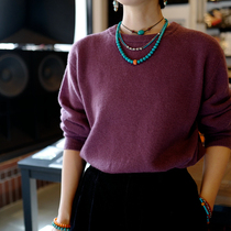 P G-balloon sweater red and purple