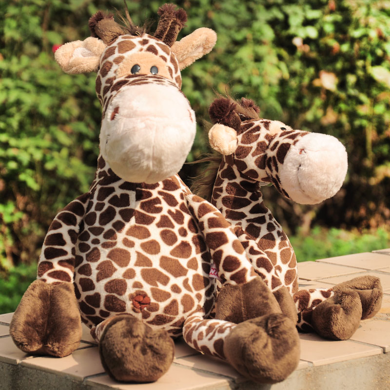Flower deer giraffe sika deer doll plush toy doll doll child girl birthday gift
