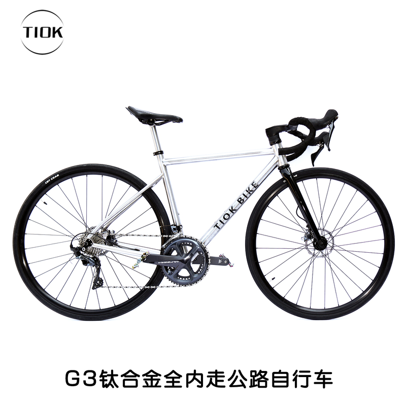 Tiok G3 Titanium Alloy Full Internal Cable Routing Road Bike Titanium Alloy Road Disc Brake Bike