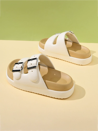 Летние тапочки, нескользящая обувь на платформе, модные пляжные слайдеры, мягкая подошва