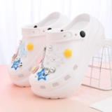 Летняя обувь на платформе, модные нескользящие пляжные слайдеры, тапочки, подходит для подростков