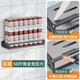 Кухонная полка для хранения специй, стеллаж для хранения из нержавеющей стали, без дырокола, полка для хранения банок с маслом и солью, настенная подвесная полка для соуса, уксуса