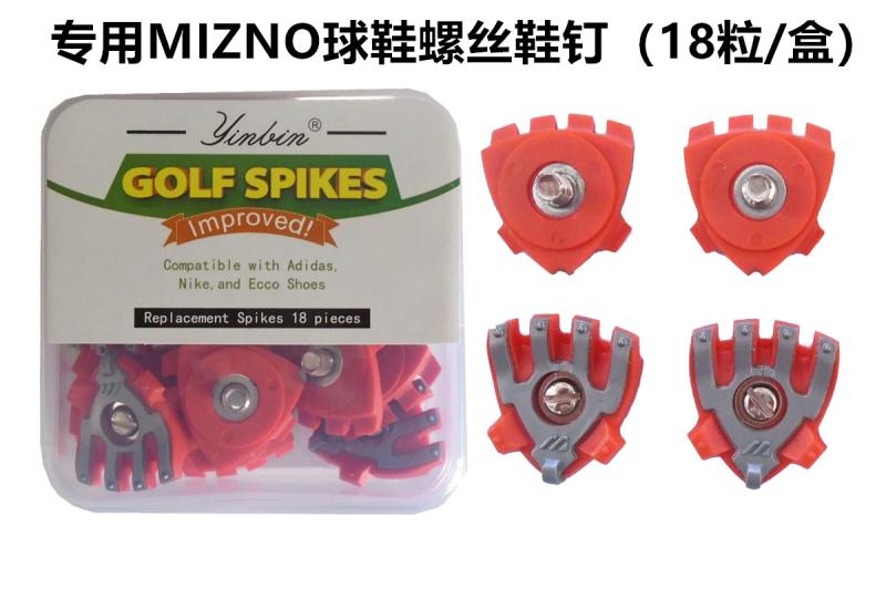 18 boxed MIZ special golf shoe spikes screw fast golf spikes wear-resistant and durable
