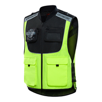 HEROBIKER Motorcycle Cycling Costume Fluorescent horsemen and locomotive suit Reflective Knight Vest