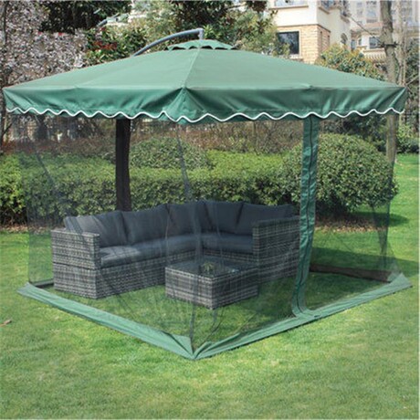 Outdoor Furniture Sunshade Patio Umbrella Outdoor Mosquito Net Gauze Umbrella Mosquito Net Umbrella Garden Side Umbrella Balcony Sun Umbrella