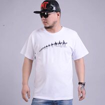 2022 Summer Plus Fat Increase Code Men Short Sleeve T Shirt Loose Casual Big Fat Son Fat Guy Half Sleeve Compassionate