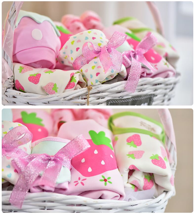 Bộ quà tặng sơ sinh cho bé bộ quần áo cotton mùa xuân và mùa hè 0-3 tháng 6 vừa chào đời - Bộ quà tặng em bé đồ sơ sinh