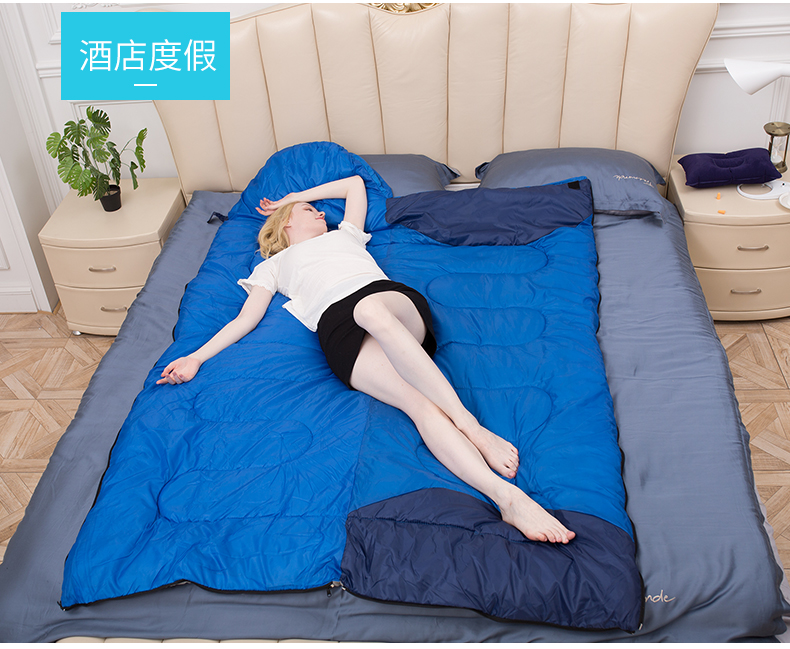 Sói Bắc Cực lạnh người lớn túi ngủ người lớn trong nhà mùa đông dày ấm mua túi ngủ