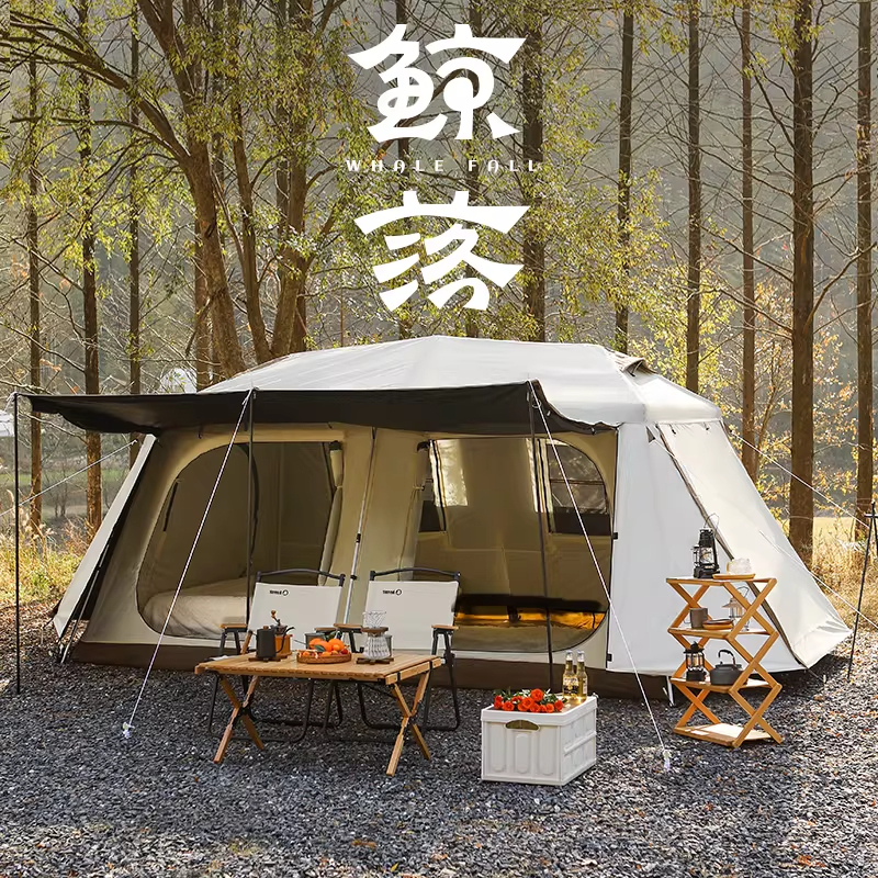 Arctic Wolf Tent Outdoor Ridge Tent Camping Folding Overnight Camping Tent 2026 New Model Rainproof Canopy Two-In-One