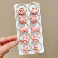 Розовый мультяшный комплект, 10 шт