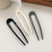 Черная заколка для волос, китайская шпилька, комплект, 3 шт