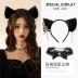 Cô bé cos elf tai nhọn trang phục Halloween mũ đội đầu phù thủy nhỏ bông tai thiên thần trình diễn 