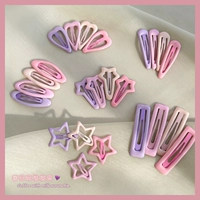 Девочки BB Clip Пятиконечный звездный волос Clip Head rades