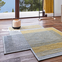 Spanish GAN handmade carpet minimalist pattern CANNEVAS GEO by Charlotte Lancelot