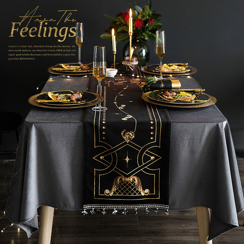 My cargo table flag American ins retro tablecloth European high-end luxury cover towel light luxury TV cabinet decoration fabric