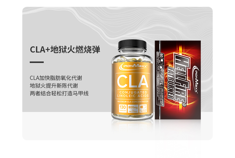 【ironmax】CLA共轭亚油酸软胶囊