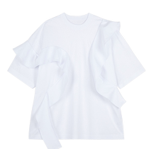 (Same style in the mall) JNBY Jiangnan Buyi 24 summer new T-shirt cotton ruffled loose 5O5110210