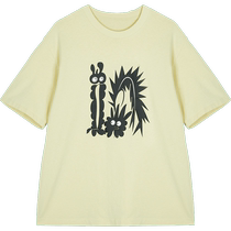 (Same style in the mall) JNBY Jiangnan Buyi 24 spring new T-shirt fun printed short-sleeved women 5O3114230