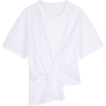 (Same style in the mall) JNBY Jiangnan Buyi 24 summer new T-shirt pleated style short-sleeved 5O6114460