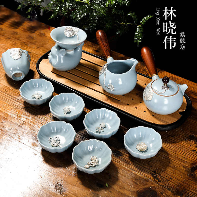 Your up tea set with silver tea set the whole whitebait cups sliced open Your porcelain kung fu side put as the office ceramic cups