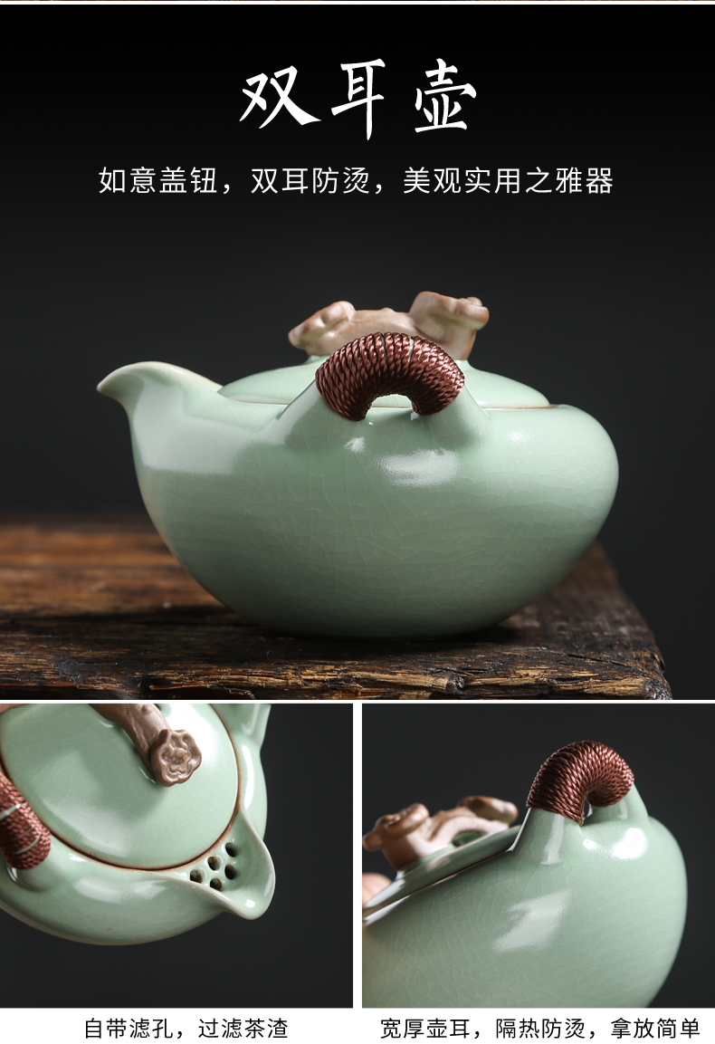 Your up tea set kung fu tea cup home office ceramic teapot can keep open piece of a complete set of Your porcelain tureen