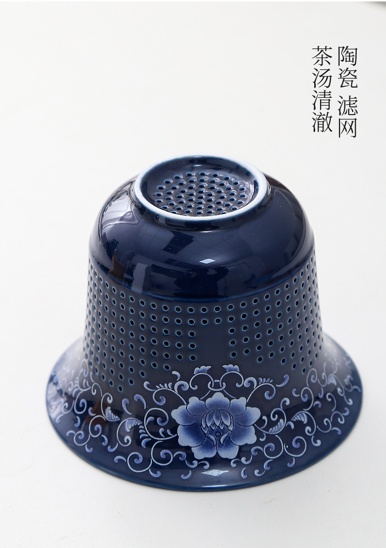 Lin Xiaowei tasted silver gilding crack a pot of three ceramic small sets of is suing travel with glass kung fu tea set