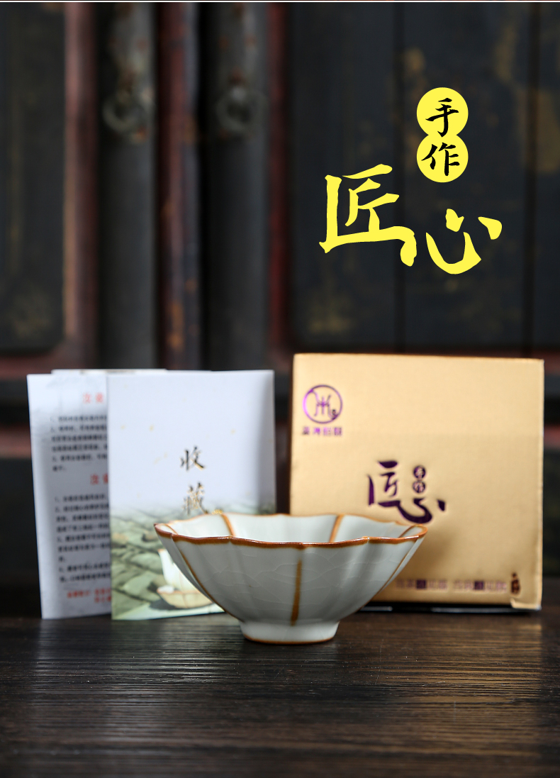 Silver your up master cup single CPU ceramic cups tea sample tea cup, jingdezhen porcelain kunfu tea tea set by hand