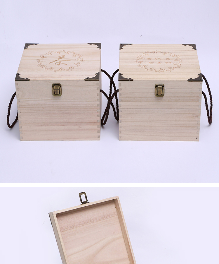 Puer tea boxes, tea boxes the empty box tea cake box wood store tea gift box fuding white tea so tea wooden case