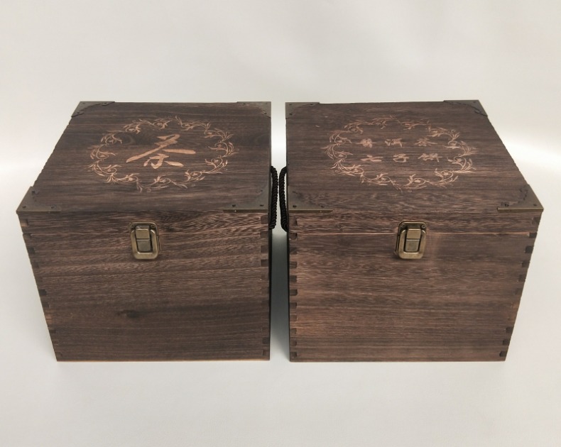 Puer tea boxes, tea boxes the empty box tea cake box wood store tea gift box fuding white tea so tea wooden case