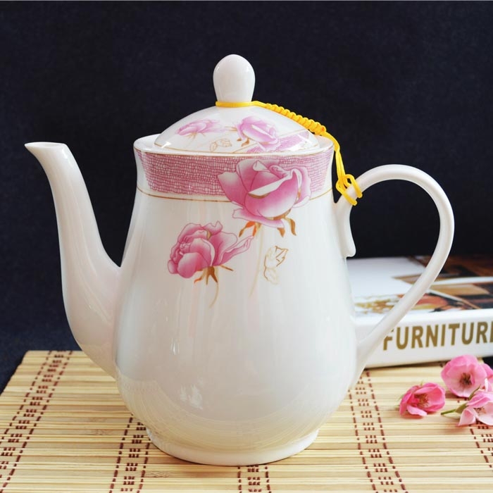 Ceramic large pot home restaurant explosion - proof heat - resisting filtering teapot single pot of cold water cold coffee pot, kettle