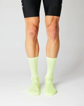 FINGERSCROSSED riding socks#025 CLASSIC NEON fluorescent green pinching finger sports socks