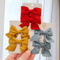 Children hairclip cute bow hair accessories Korean little girl princess hairpin bangs clip hairpin baby headdress