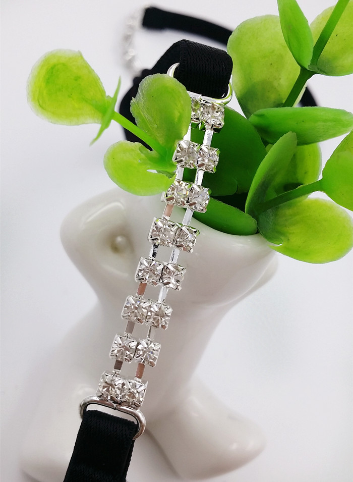 Mua 2 tặng 1 miễn phí chìa khóa thấp sang trọng kim cương gợi cảm treo cổ dây đeo vai quây ống top váy bra bra vành đai dây áo trong suốt sợi bún