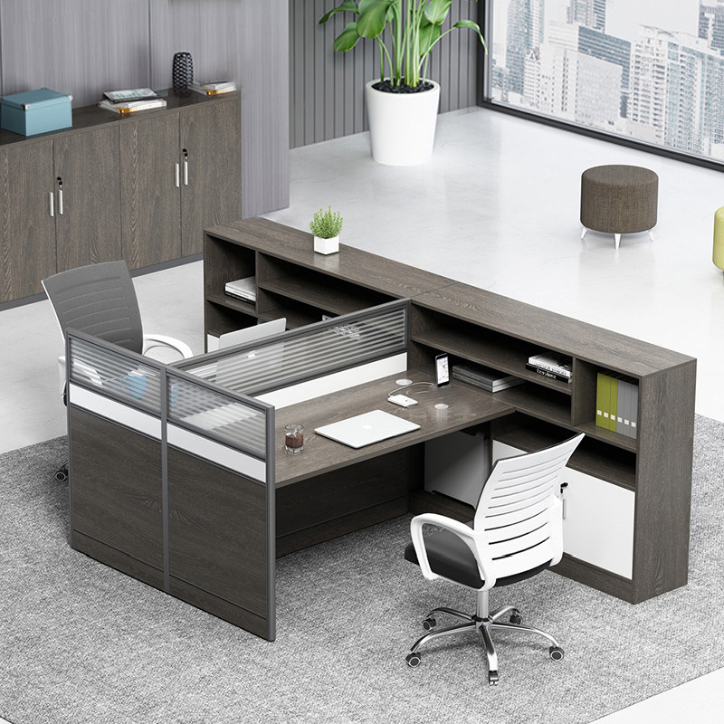 Jane Zan staff office desk and chair combination simple modern financial desk office 2 4 person screen office furniture